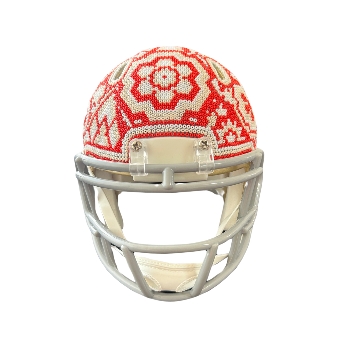 San Francisco 49ers NFL mini helmet red-white-beige