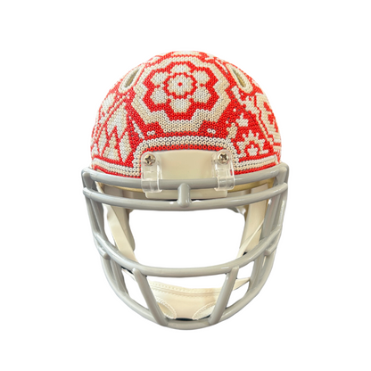 San Francisco 49ers NFL mini helmet red-white-beige