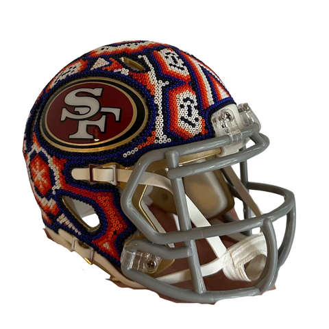 San Francisco 49ers NFL mini helmet colors