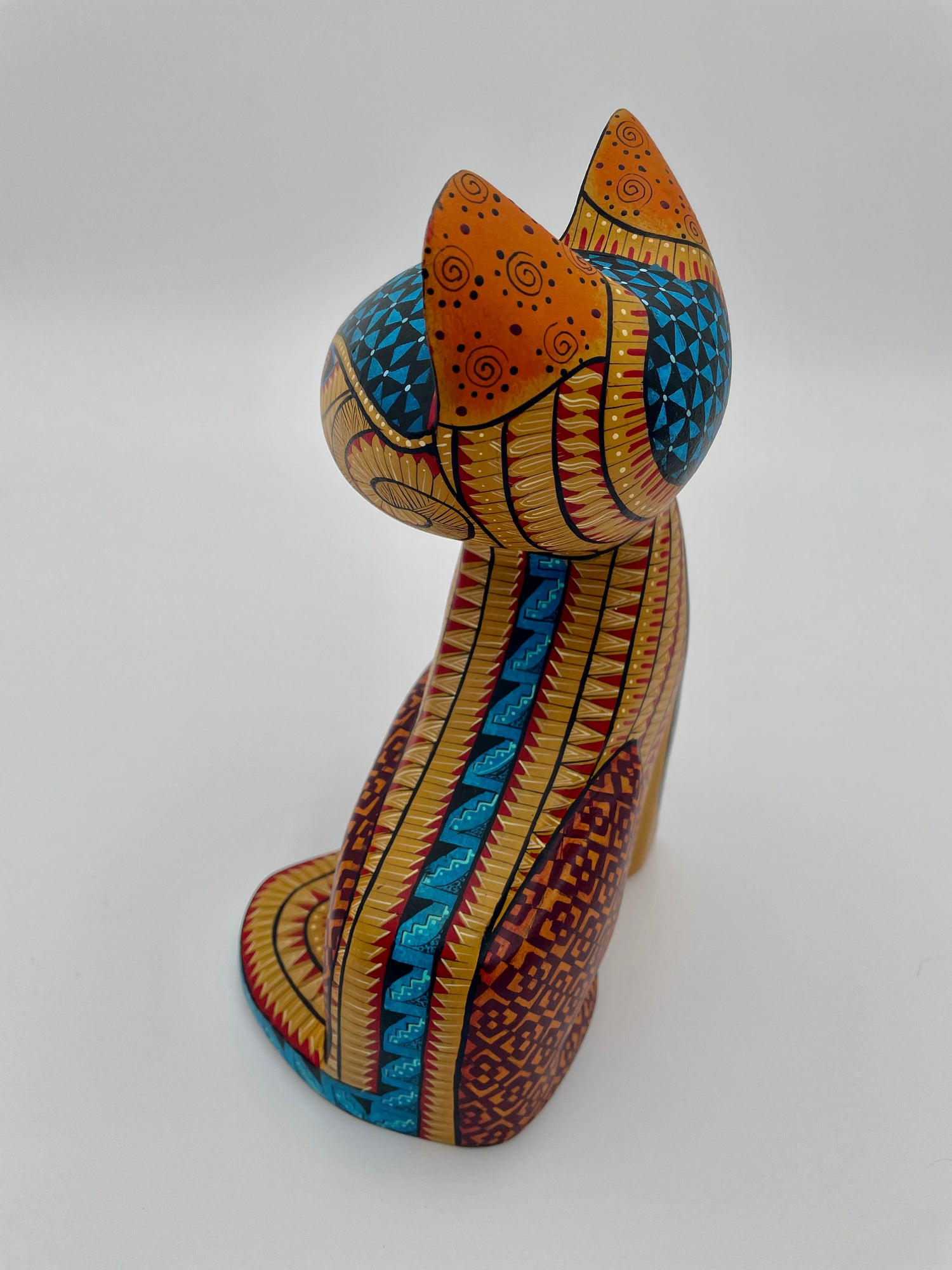 Yellow cat alebrije