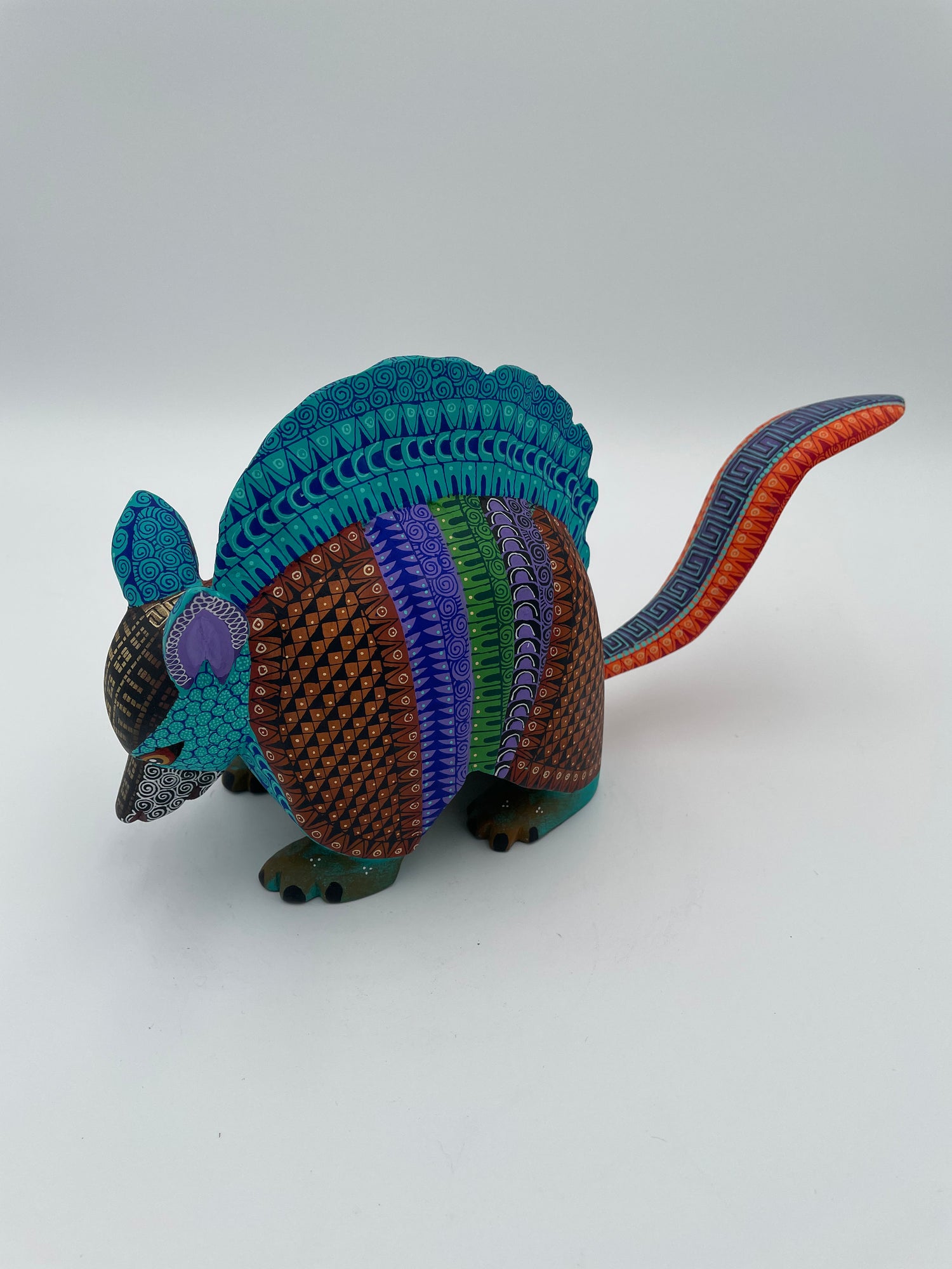 Fox-armadillo-chamaleon alebrije