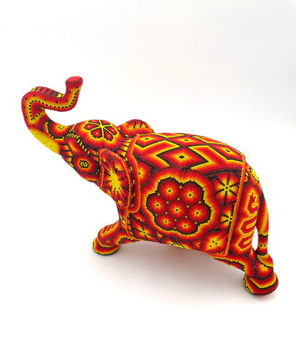 Huichol art elephant