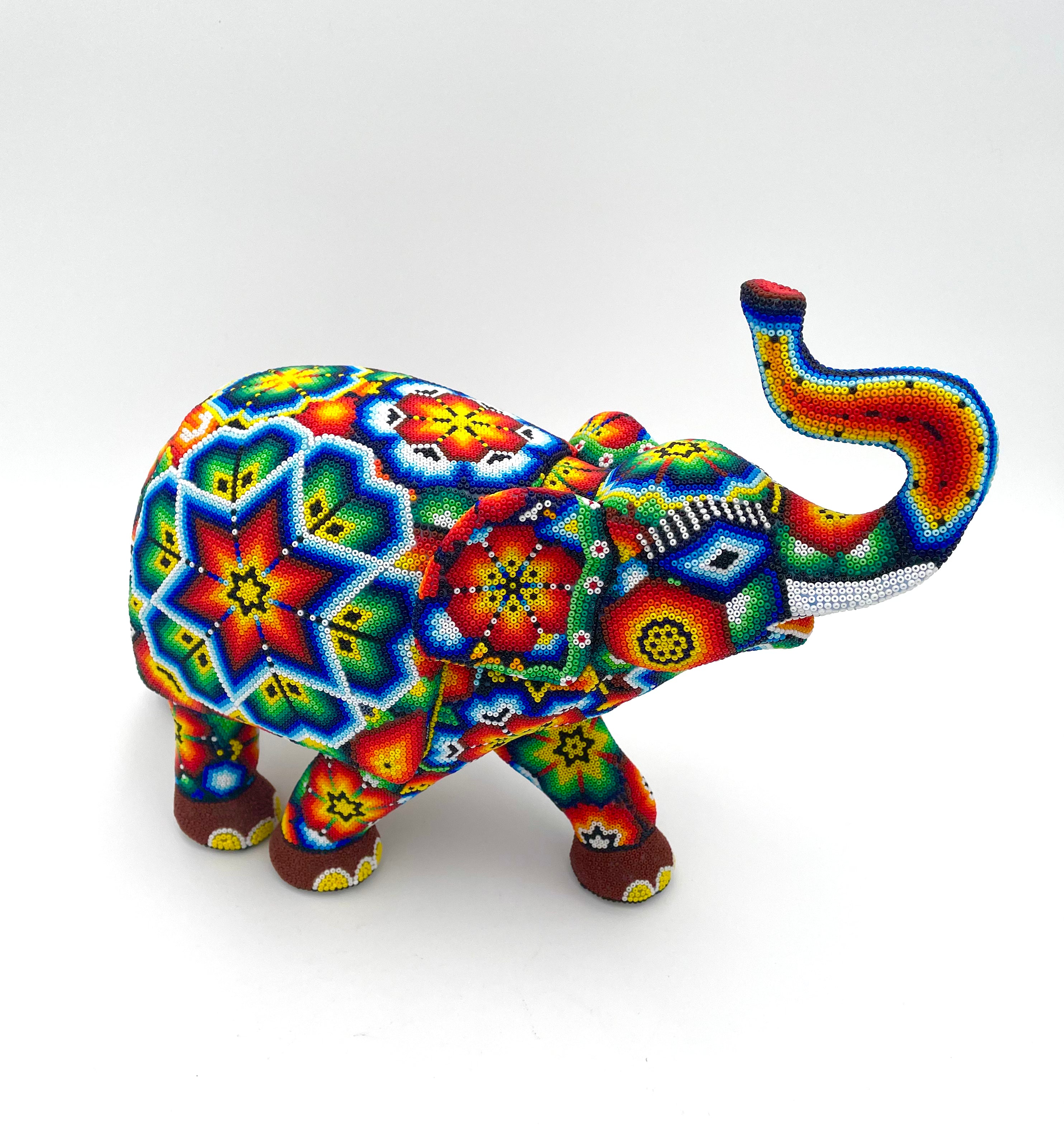 Huichol art elephant