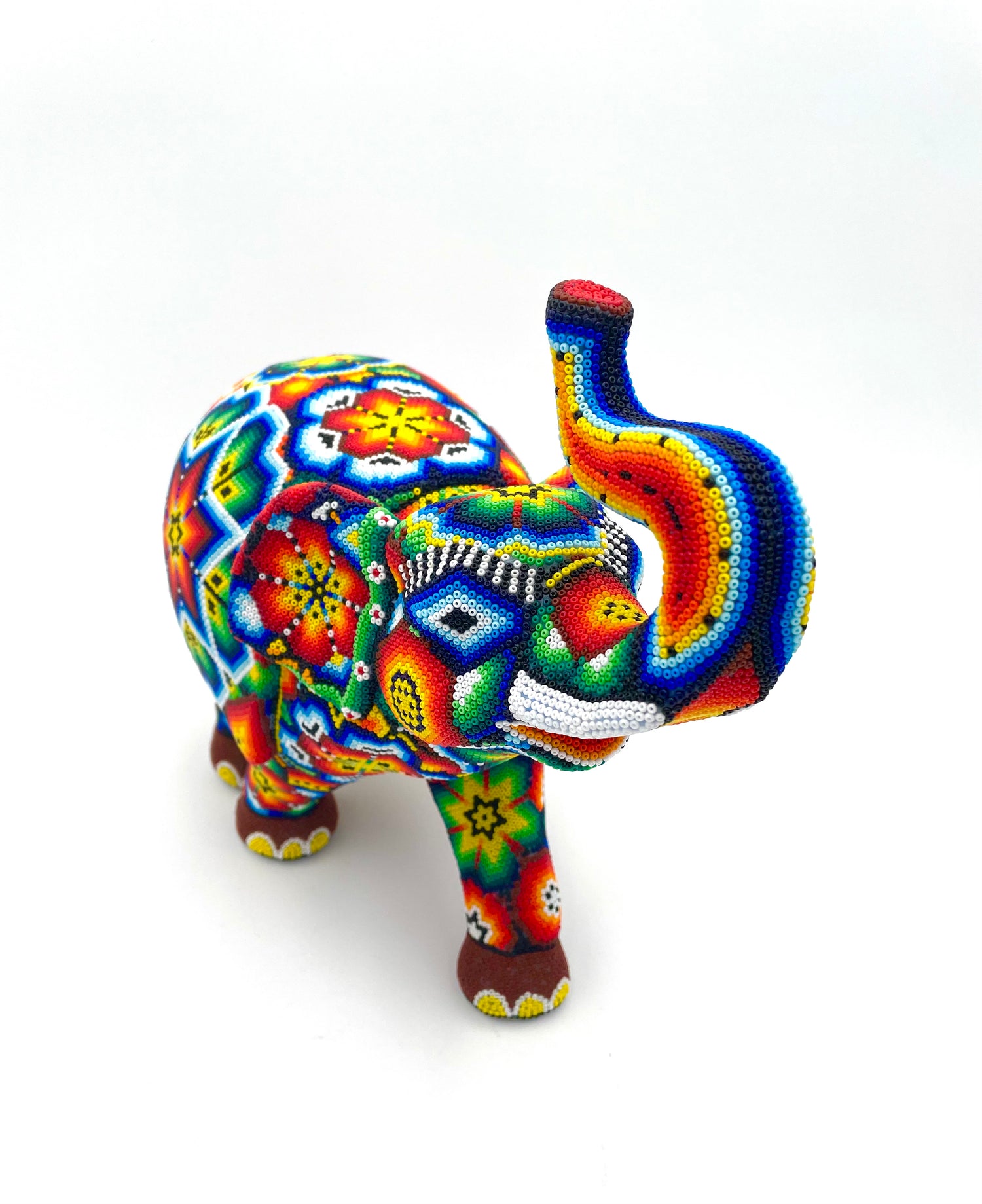 Huichol art elephant