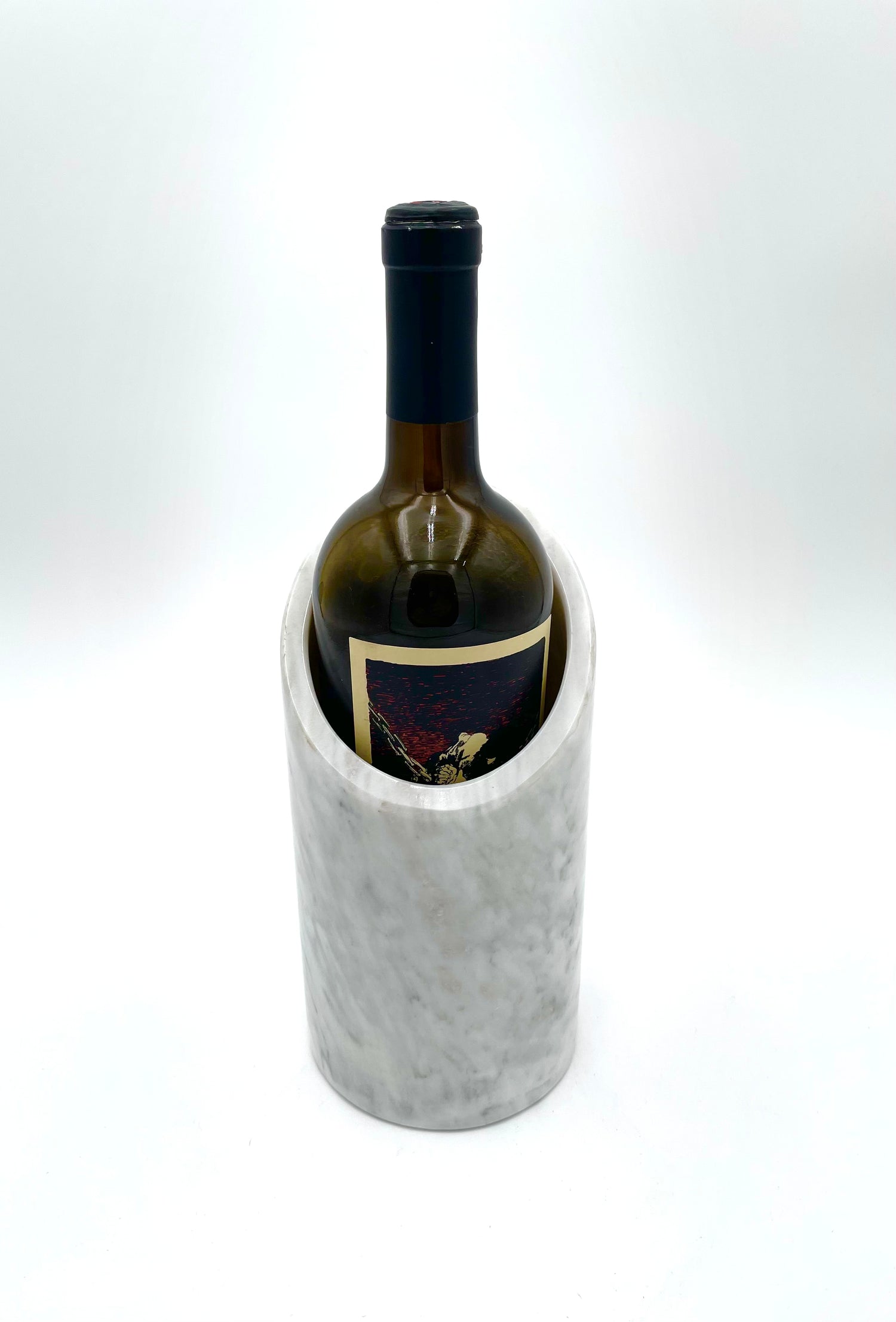 marble wine bottle chiller