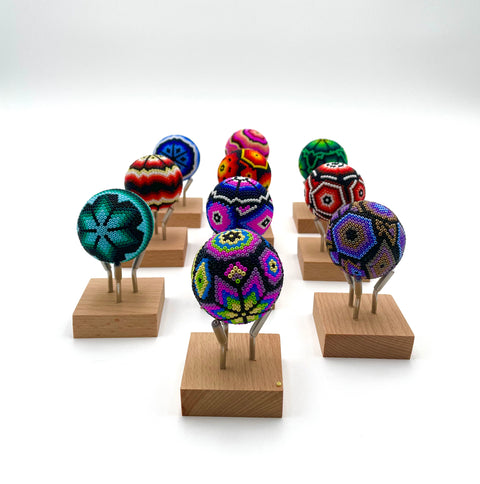 Huichol art golf ball