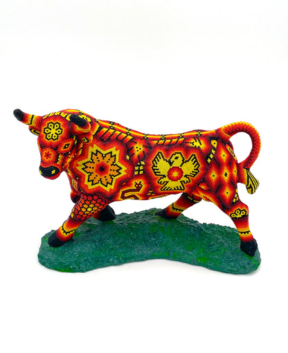 Huichol art bull