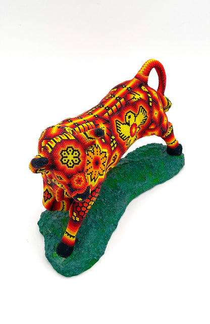 Huichol art bull