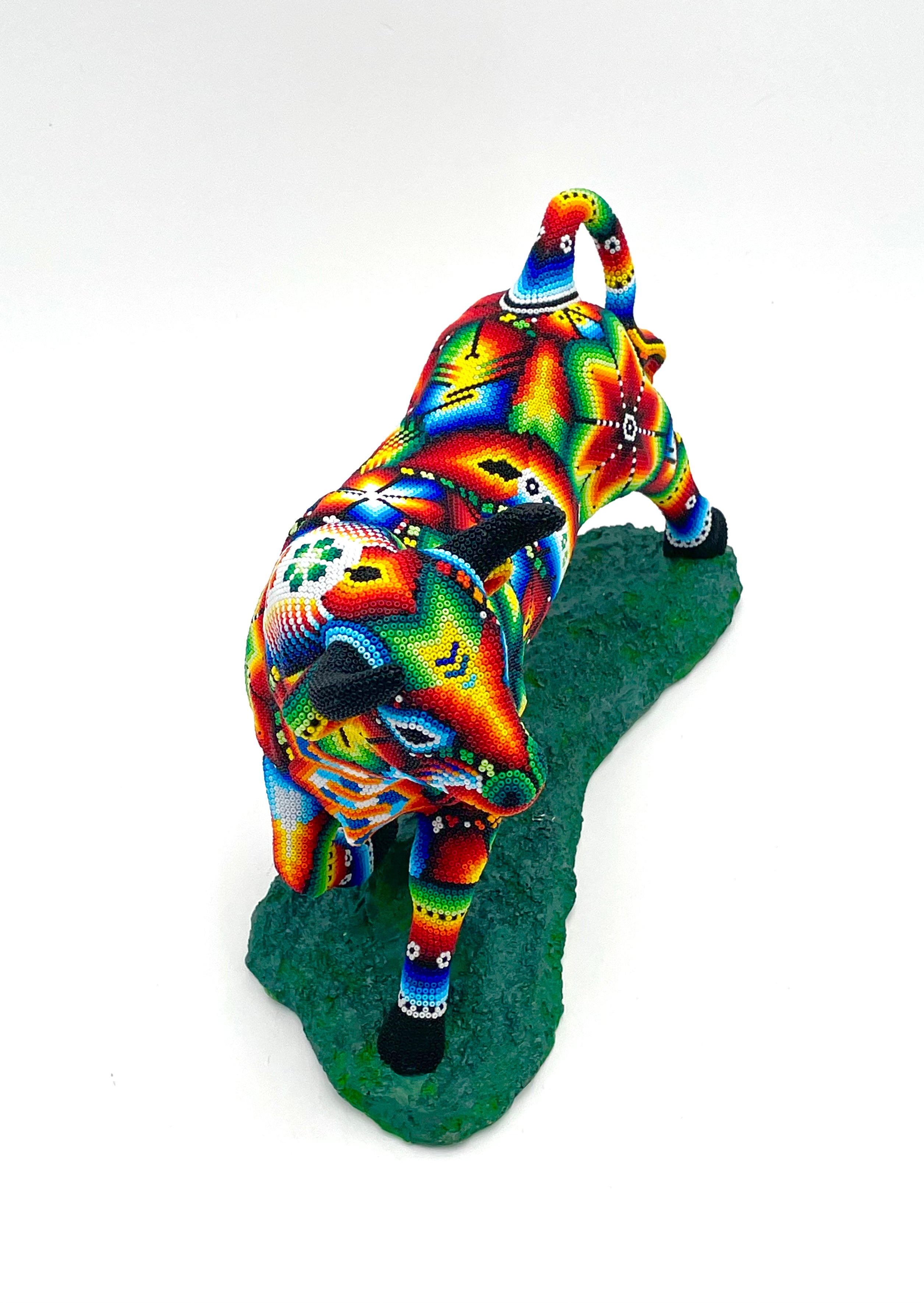 Huichol art bull