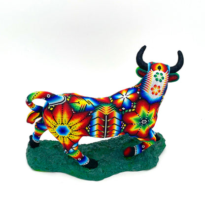 Huichol art bull