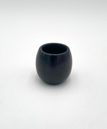 Black clay shot cup