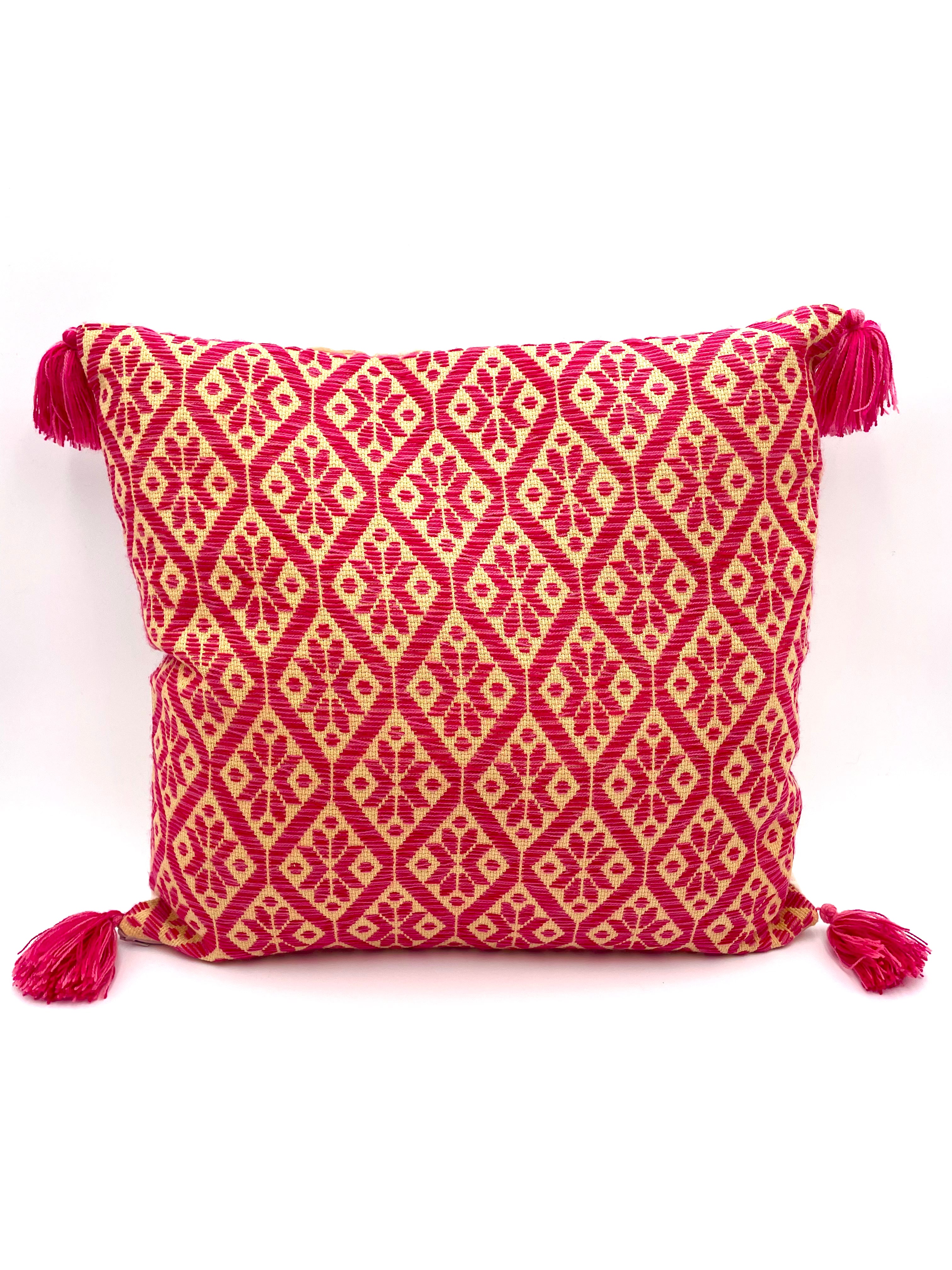 Embroidered cushions