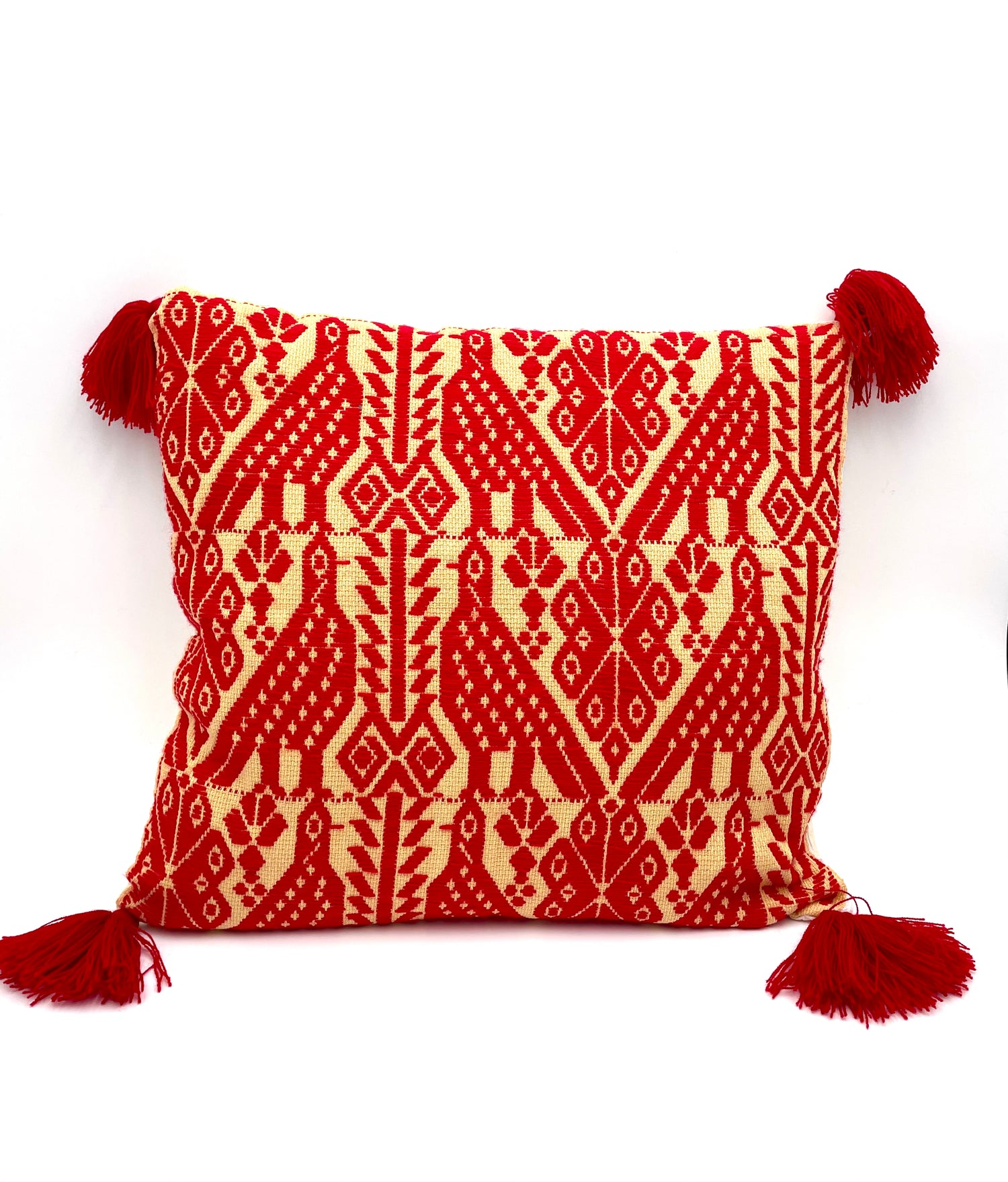 Embroidered cushions