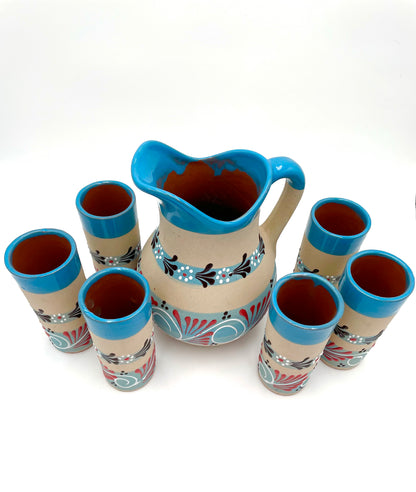 ceramic jug with cups