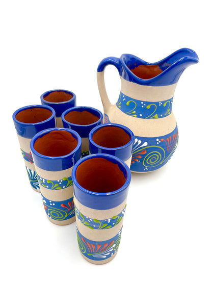 ceramic jug with cups