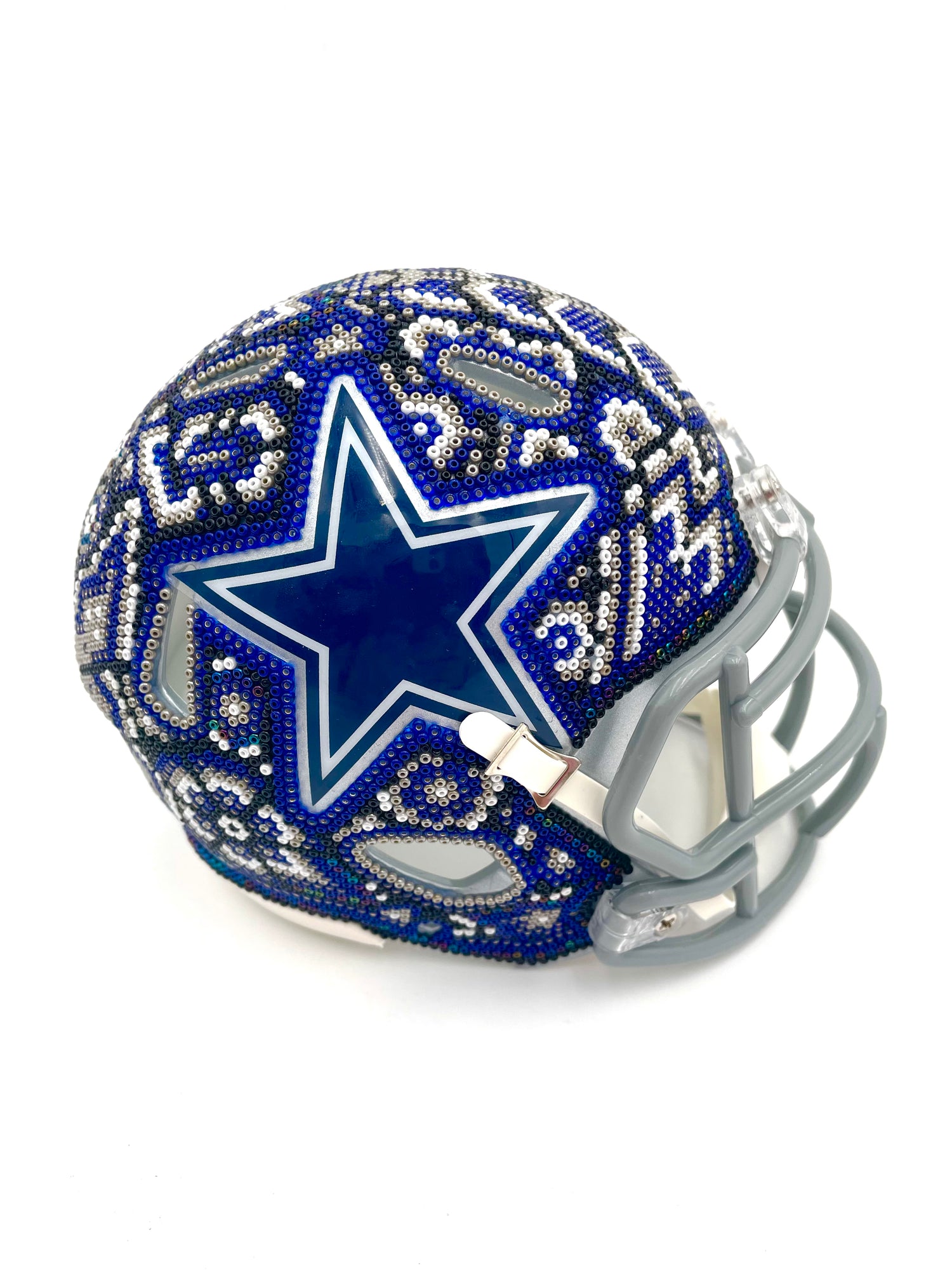 Dallas Cowboys NFL mini helmet (BLUE-WHITE-GRAY)