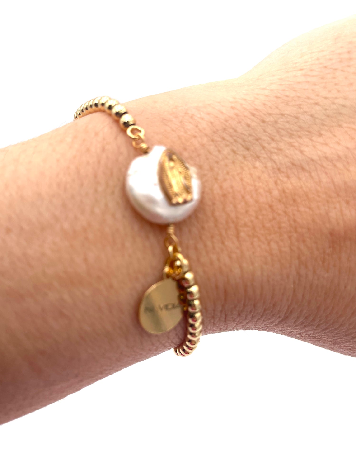 Handmade gold plated bracelet variant 8