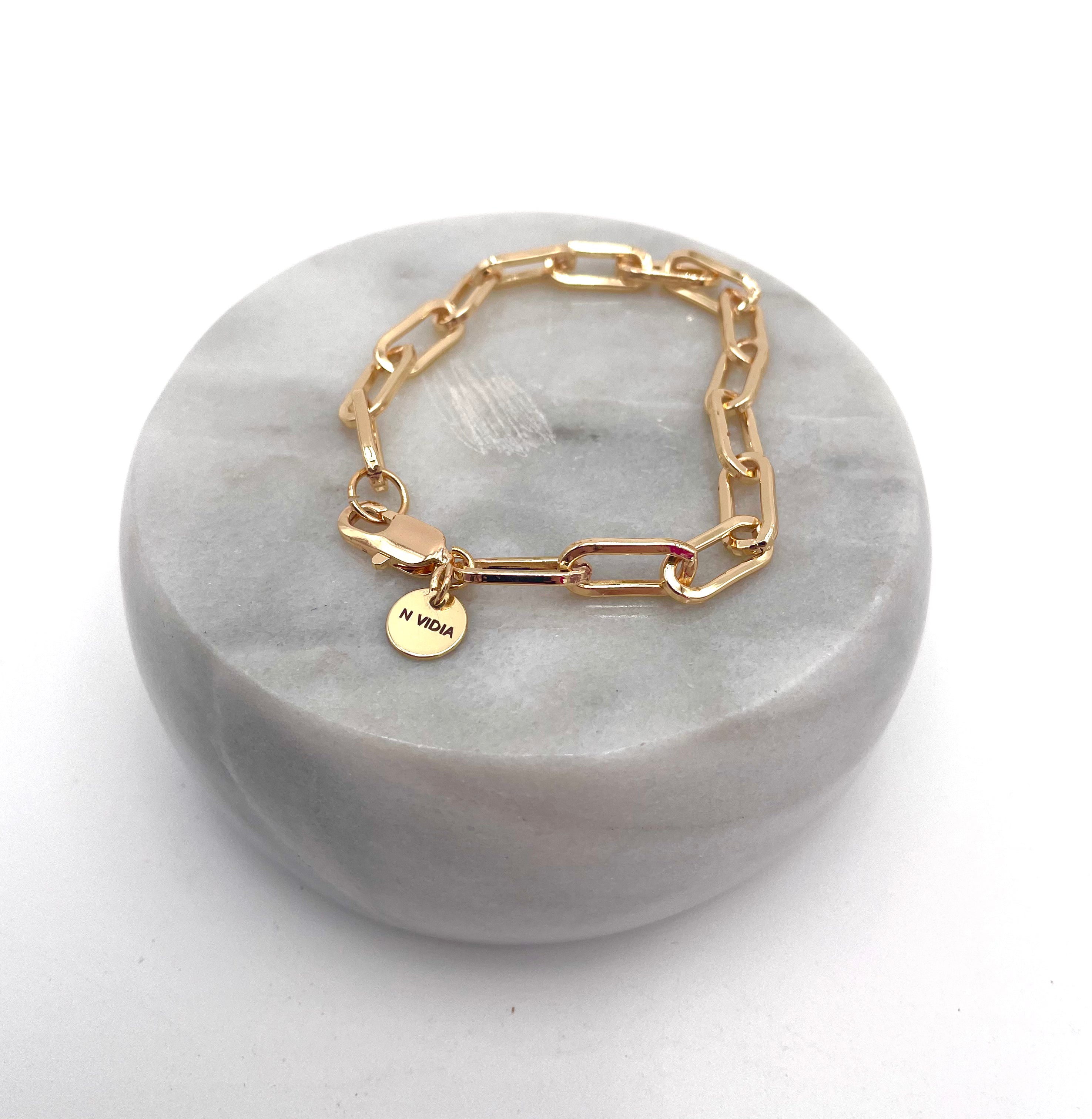 Handmade gold plated bracelet variant 10