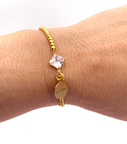 Handmade gold plated bracelet variant 12