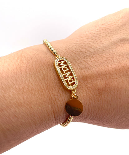 Handmade gold plated bracelet variant 14