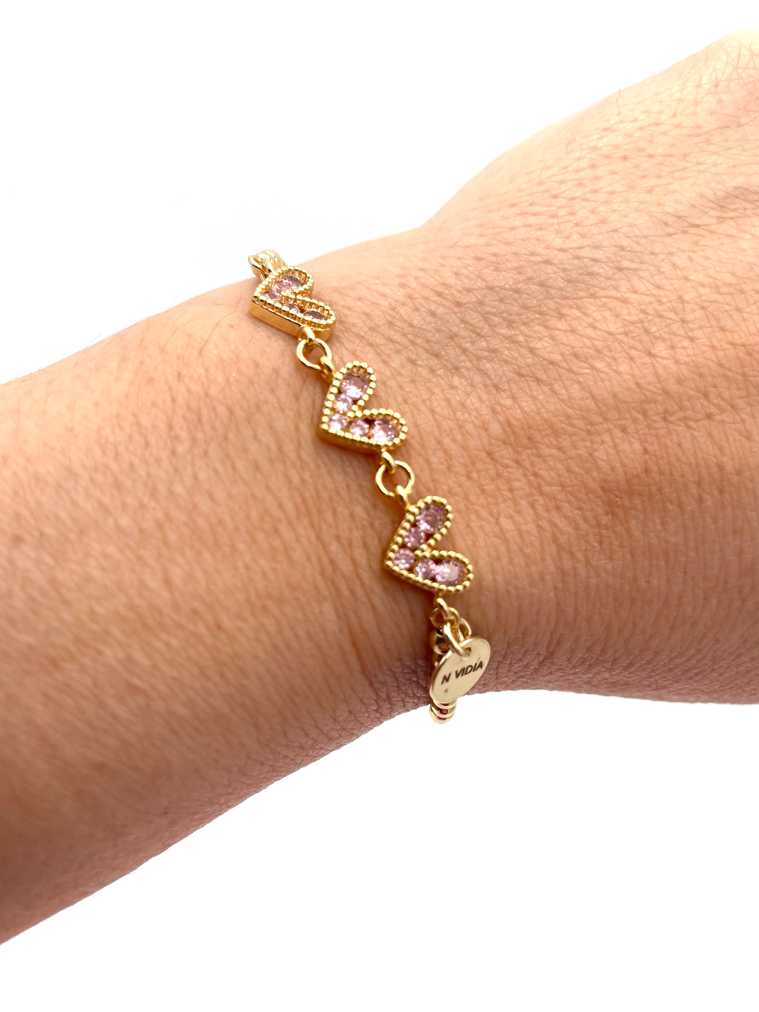 Handmade gold plated bracelet variant 18