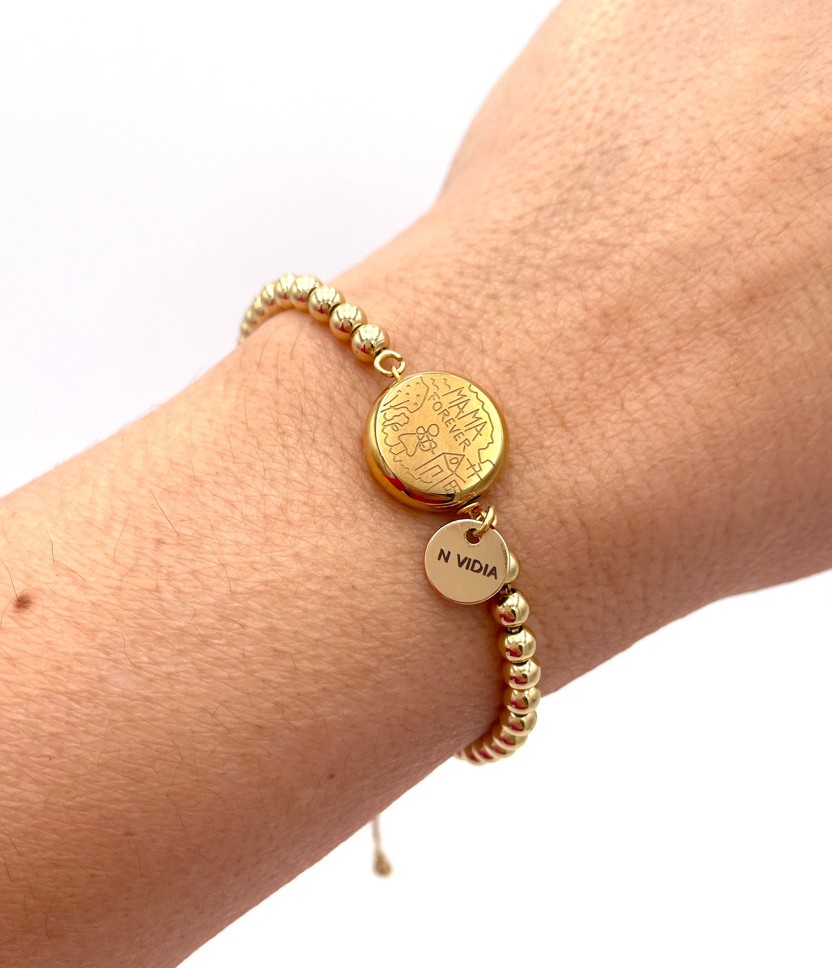 Handmade gold plated bracelet variant 22