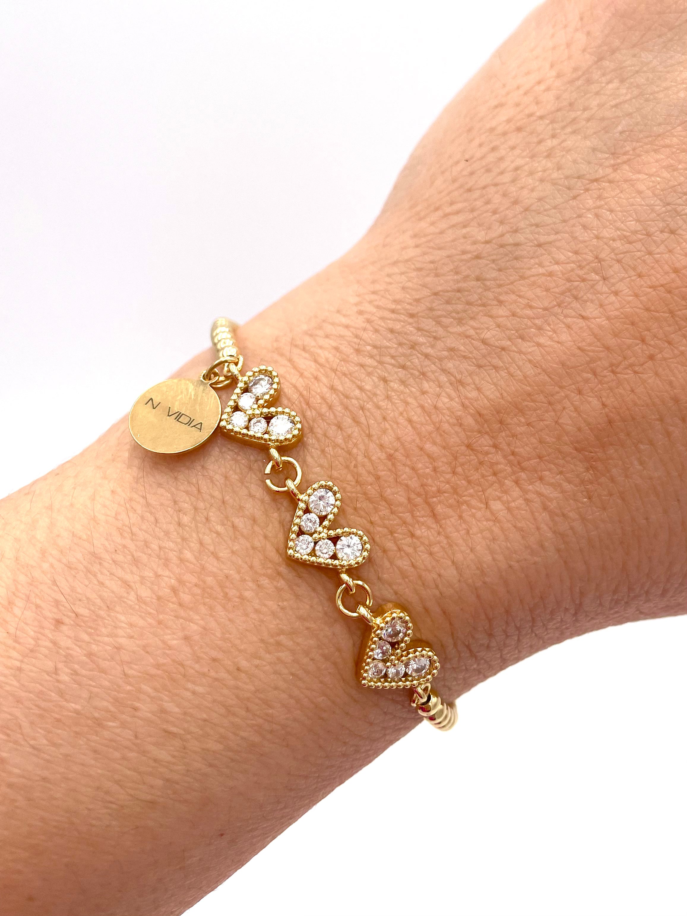 Handmade gold plated bracelet variant 28