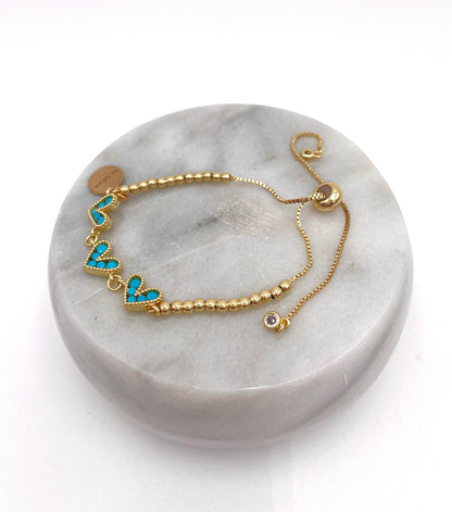 Handmade gold plated bracelet variant 29