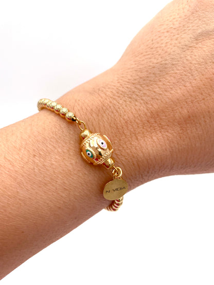 Handmade gold plated bracelet variant 32