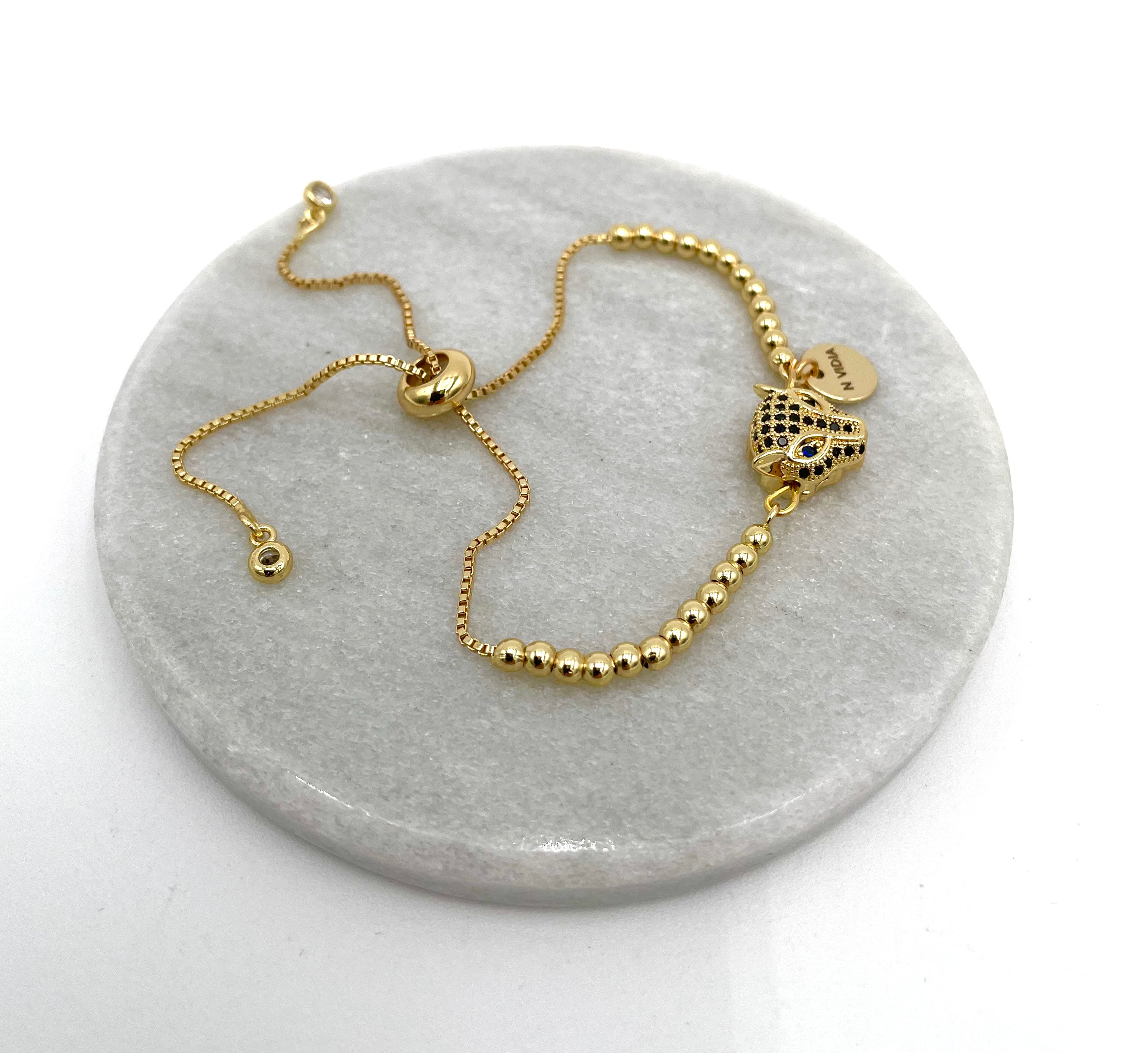 Handmade gold plated bracelet variant 40