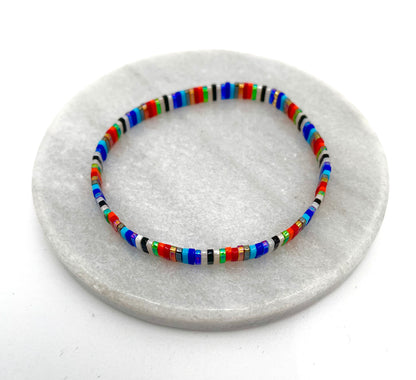 Handmade Miyuki Tila bead bracelet variant 15