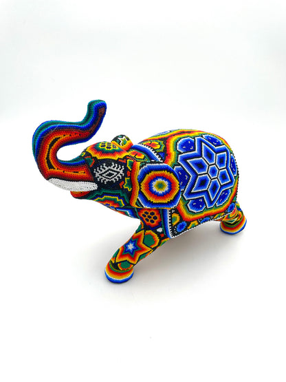 Huichol art elephant