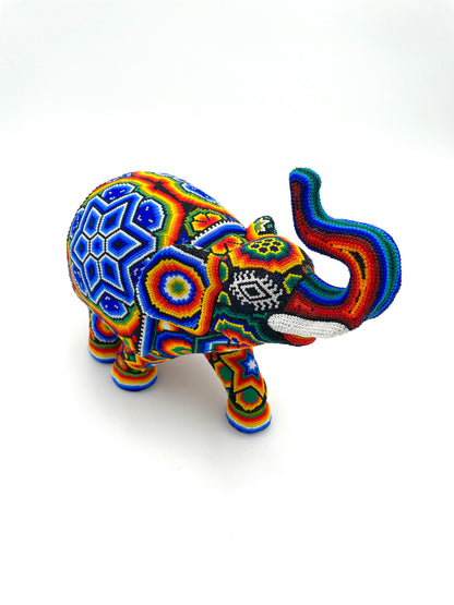 Huichol art elephant