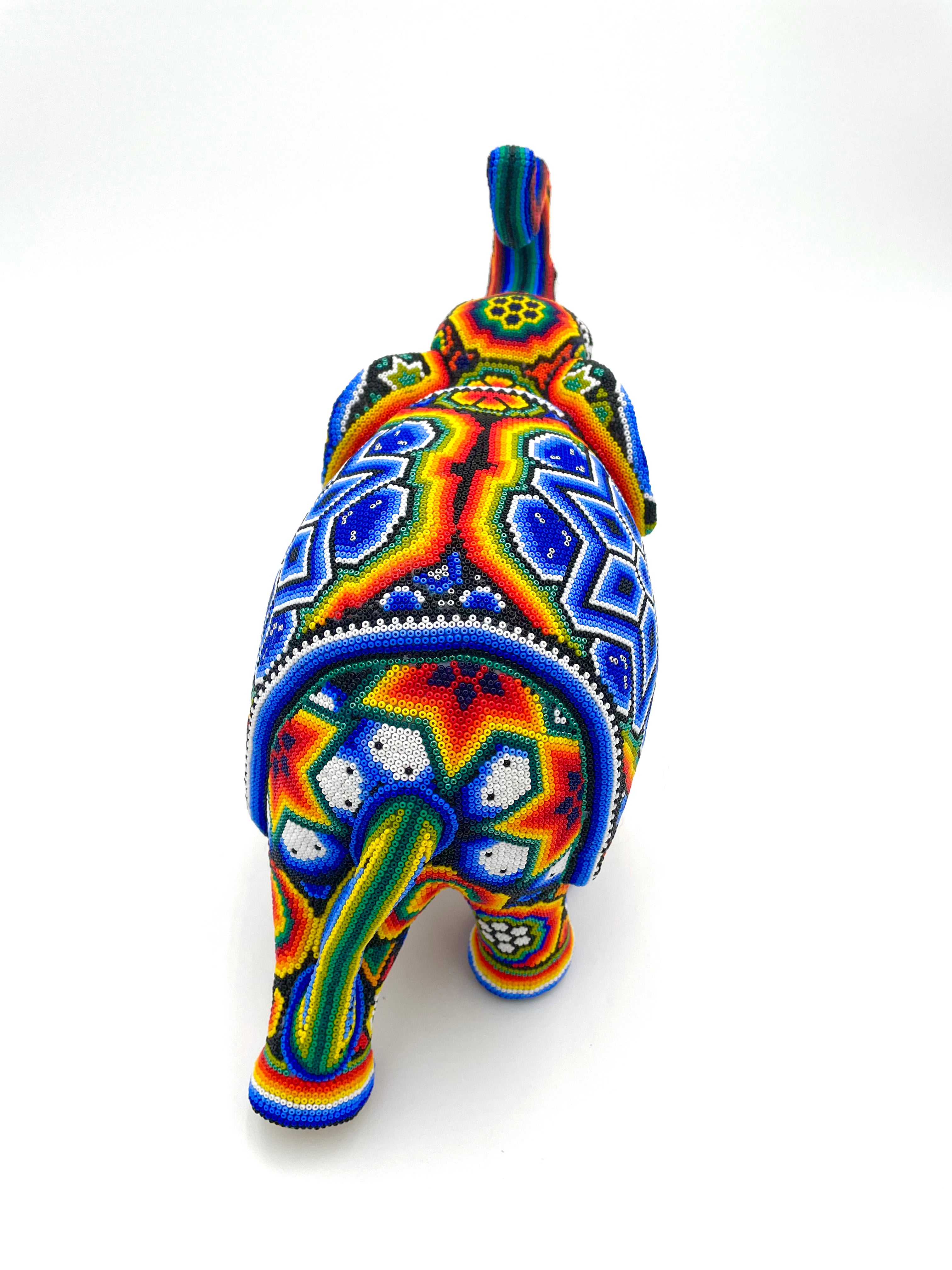 Huichol art elephant