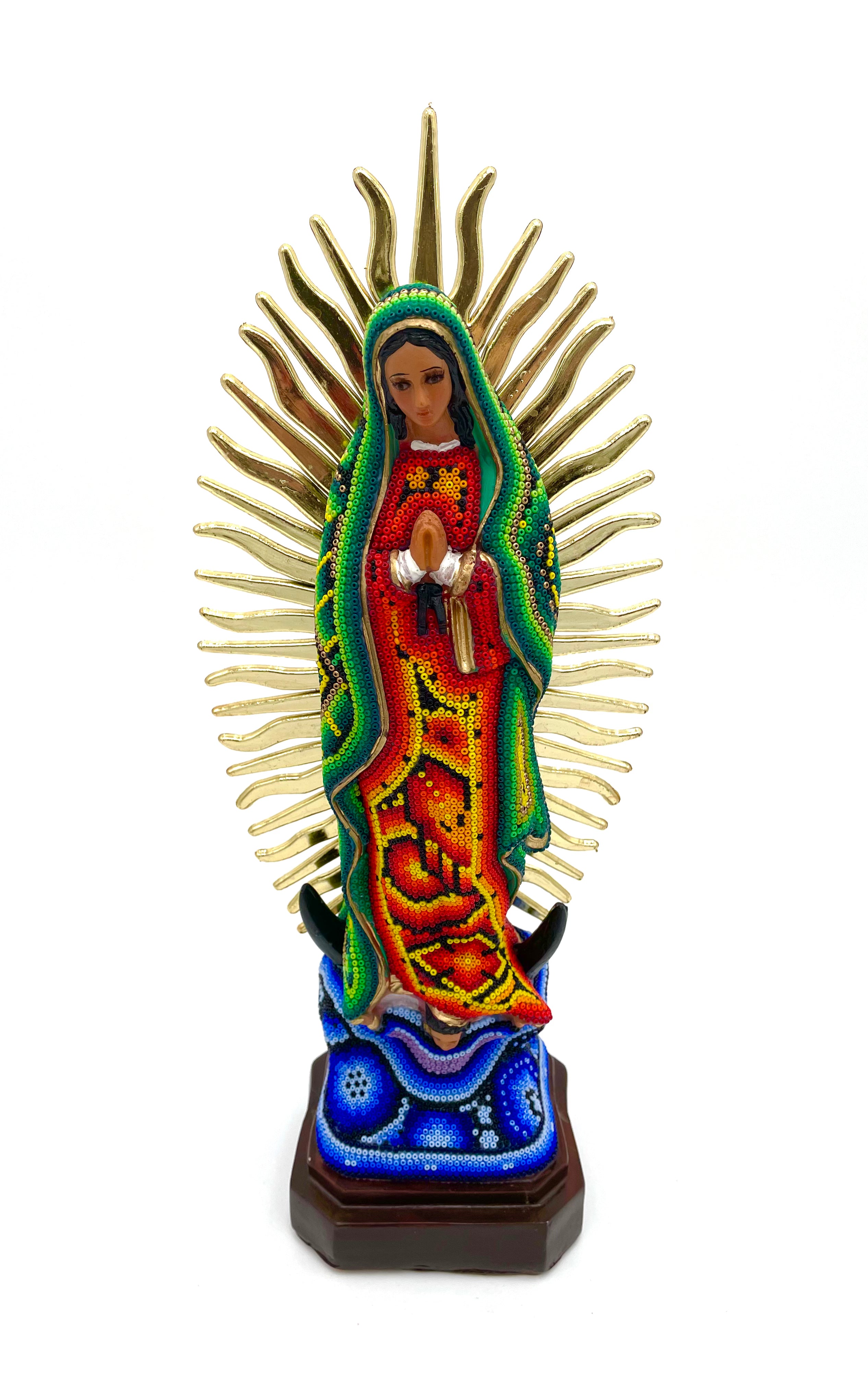 Huichol art Virgin Mary