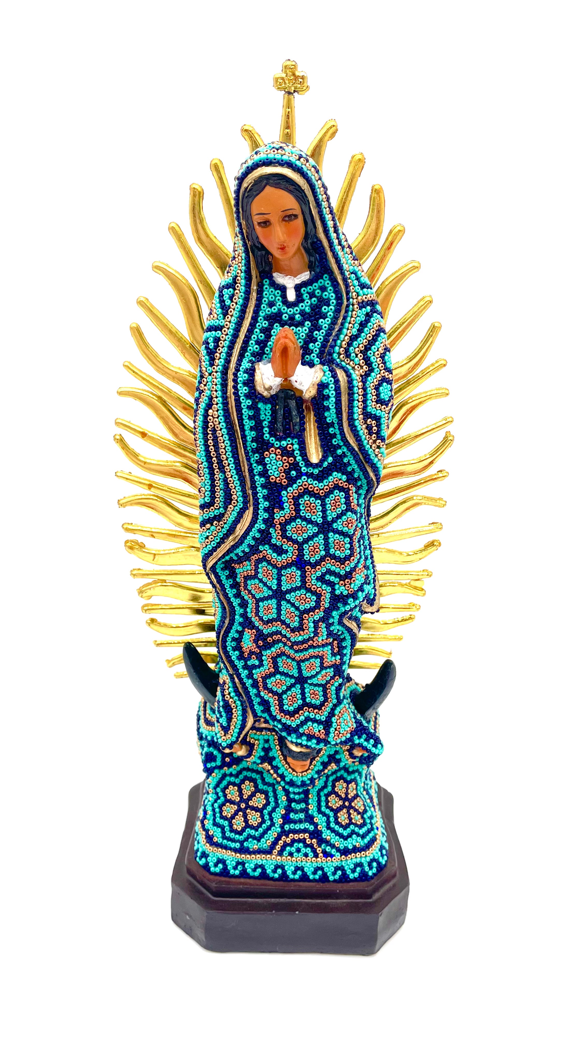 Huichol art Virgin Mary