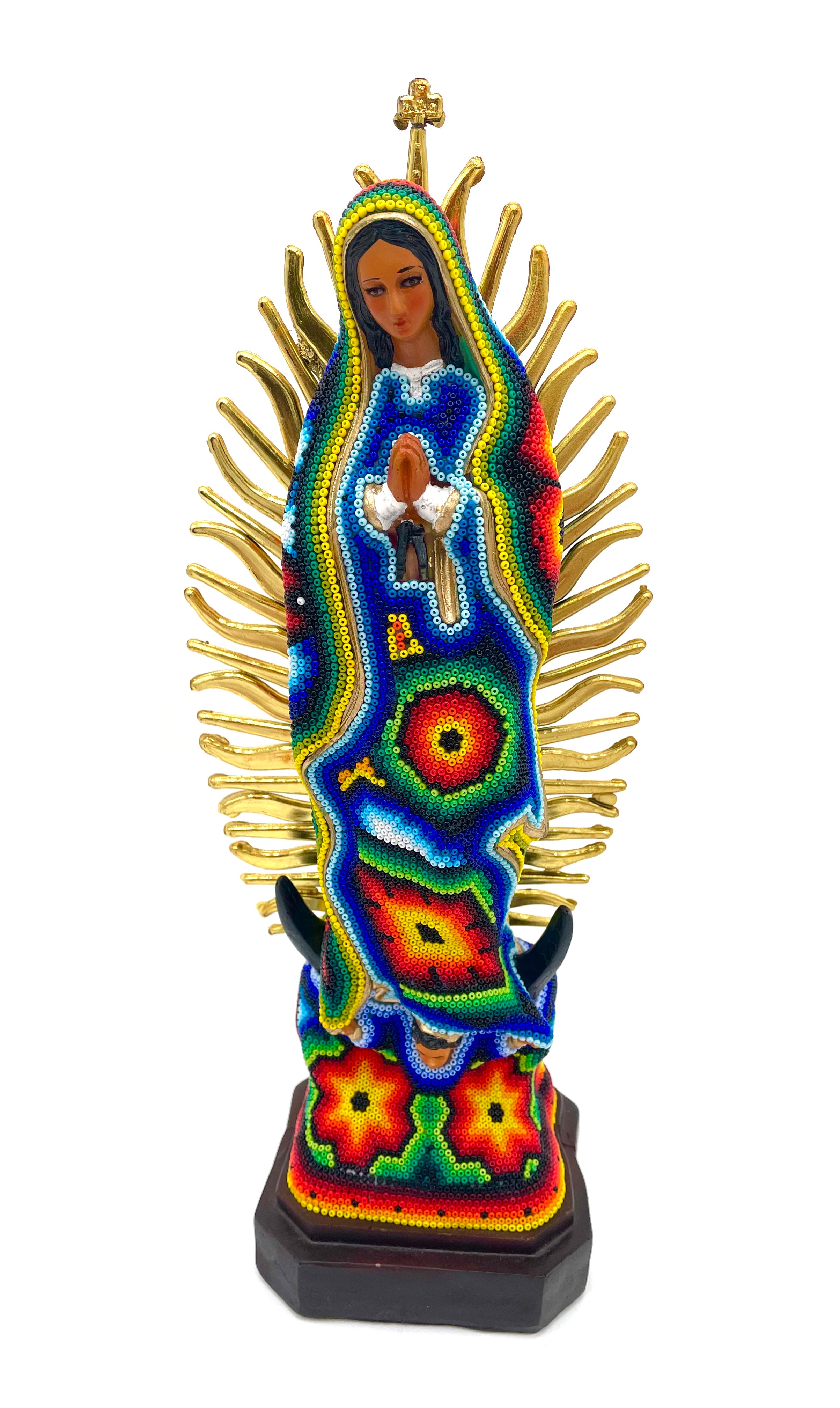 Huichol art Virgin Mary