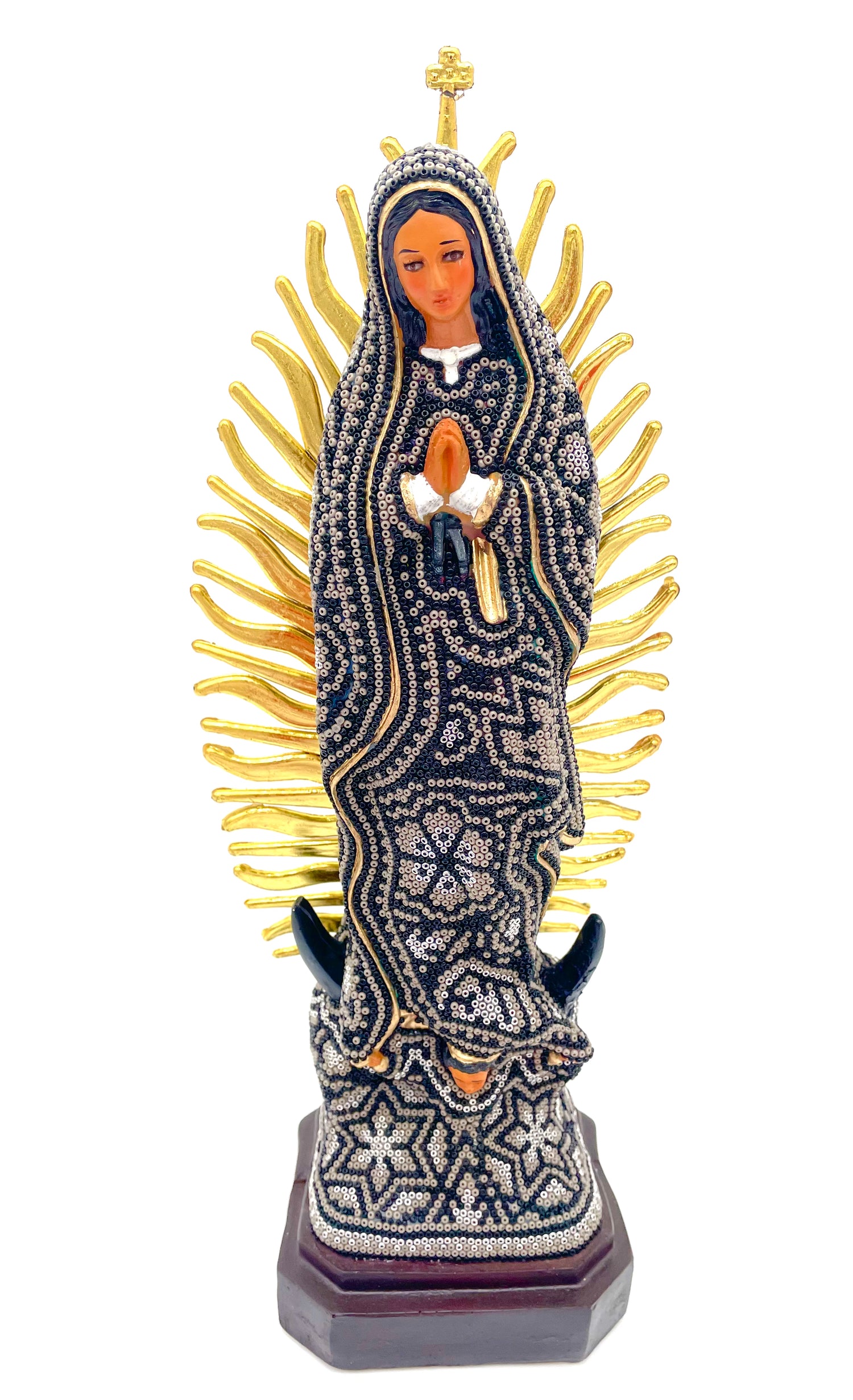 Huichol art Virgin Mary