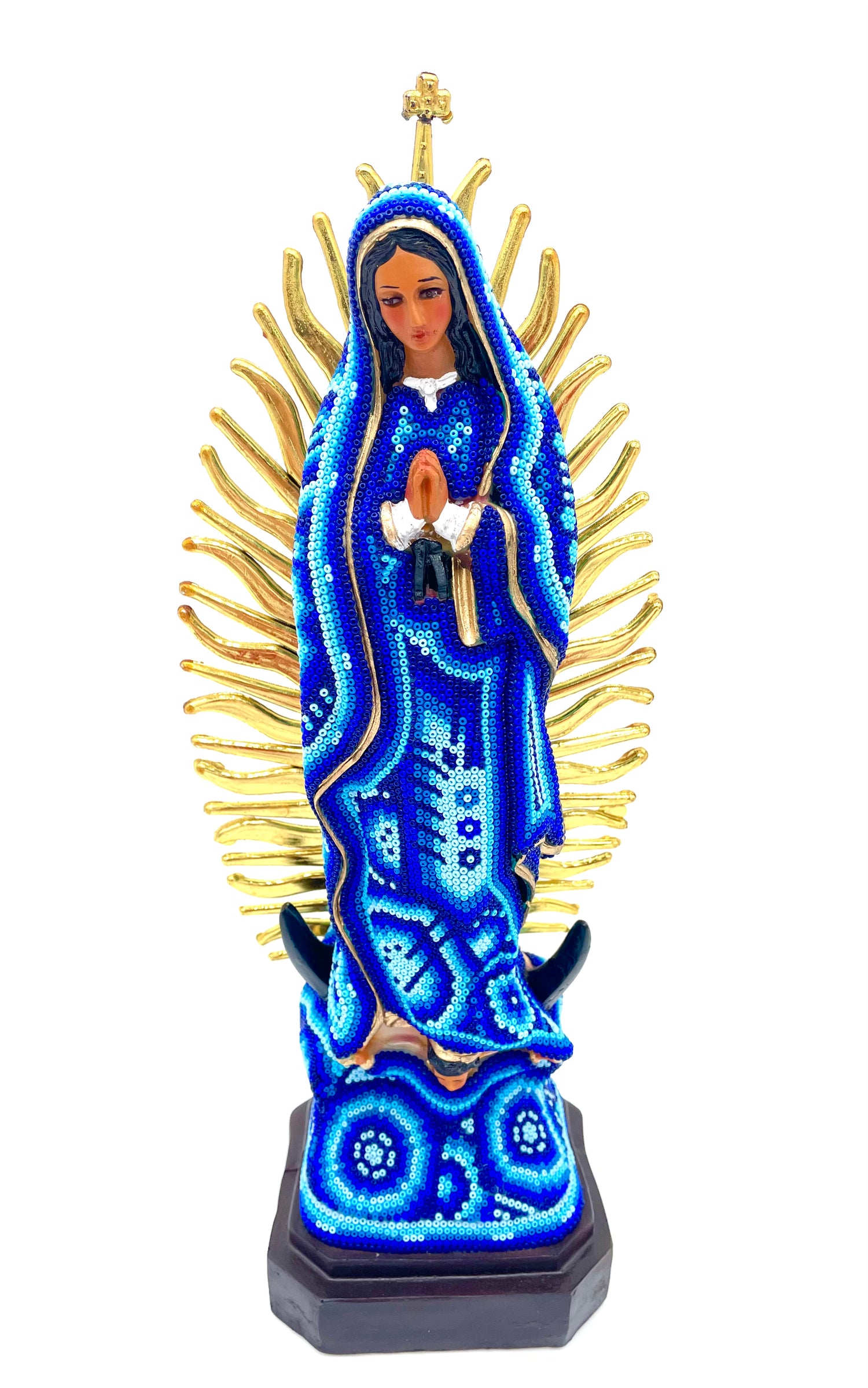 Huichol art Virgin Mary