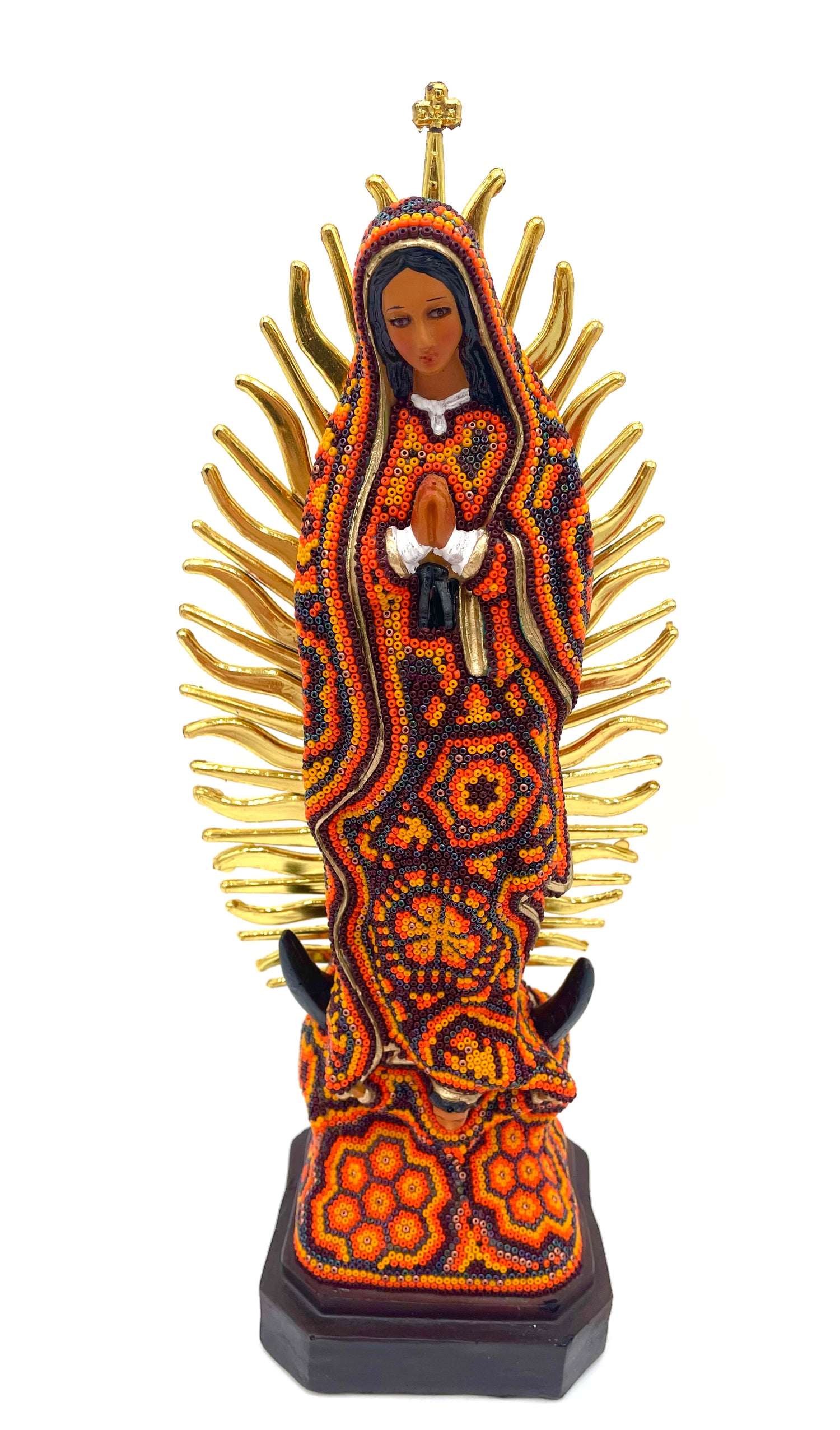 Huichol art Virgin Mary