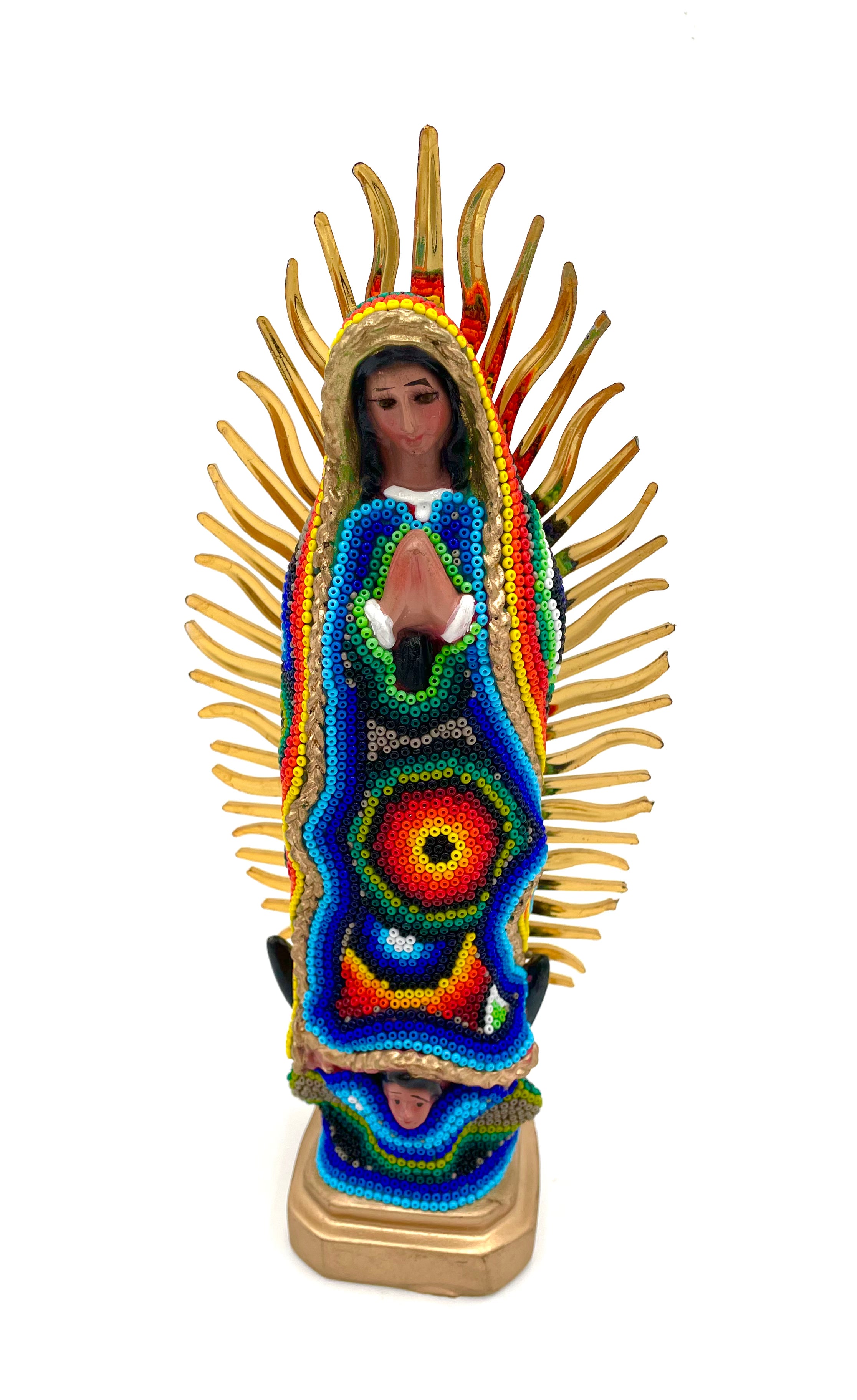 Huichol art Virgin Mary