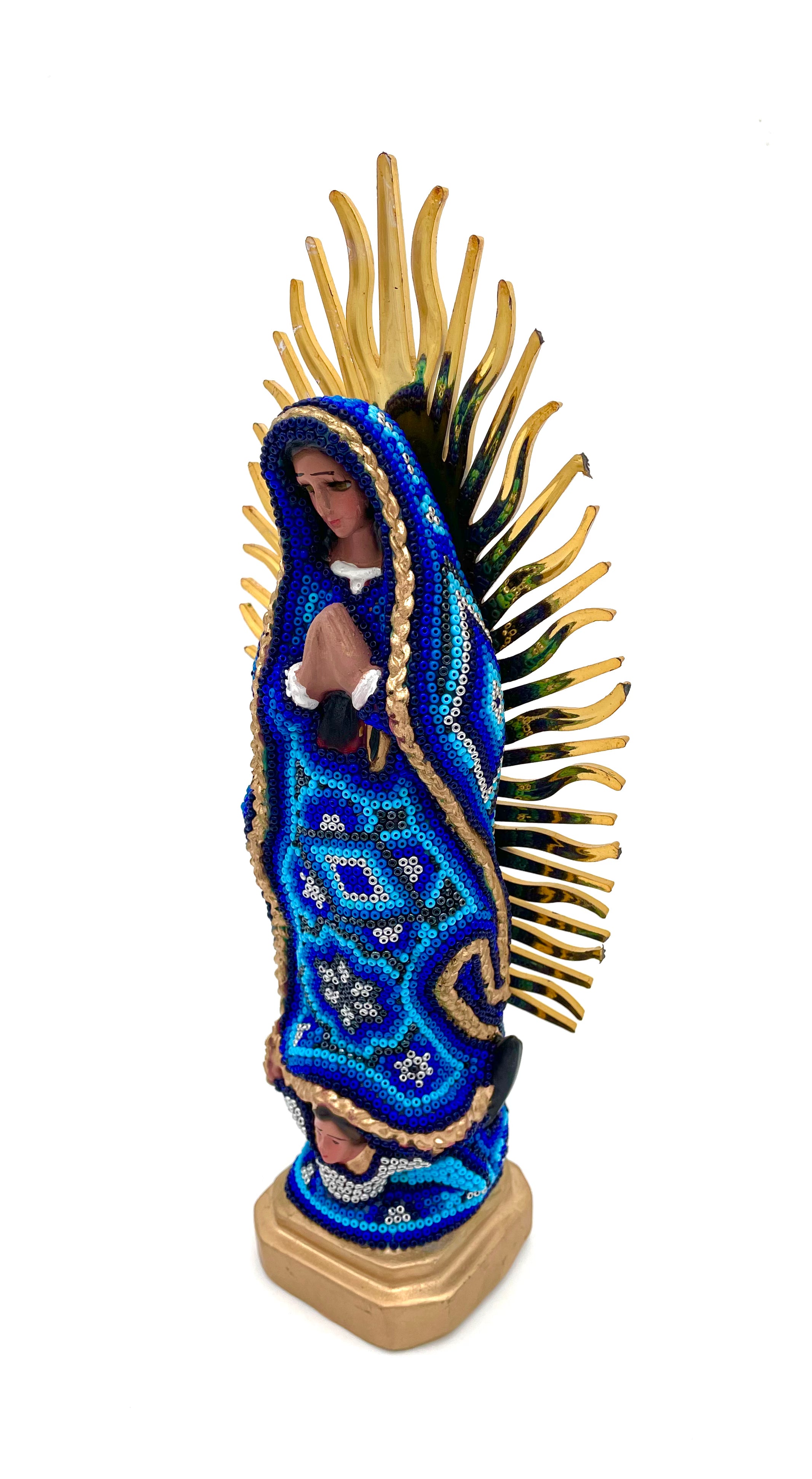 Huichol art Virgin Mary