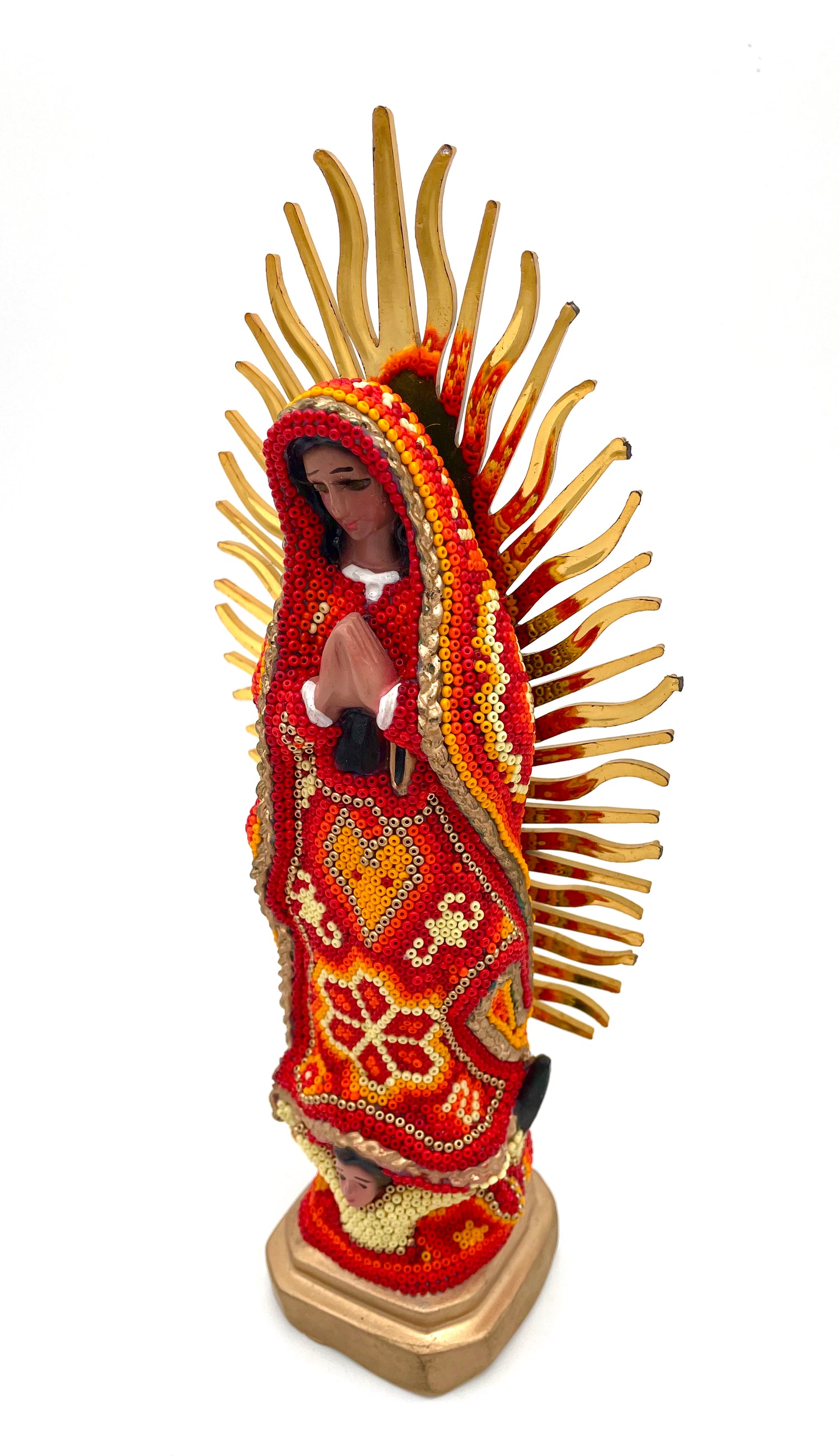 Huichol art Virgin Mary