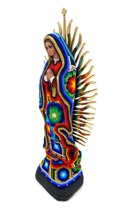 Huichol art Virgin Mary