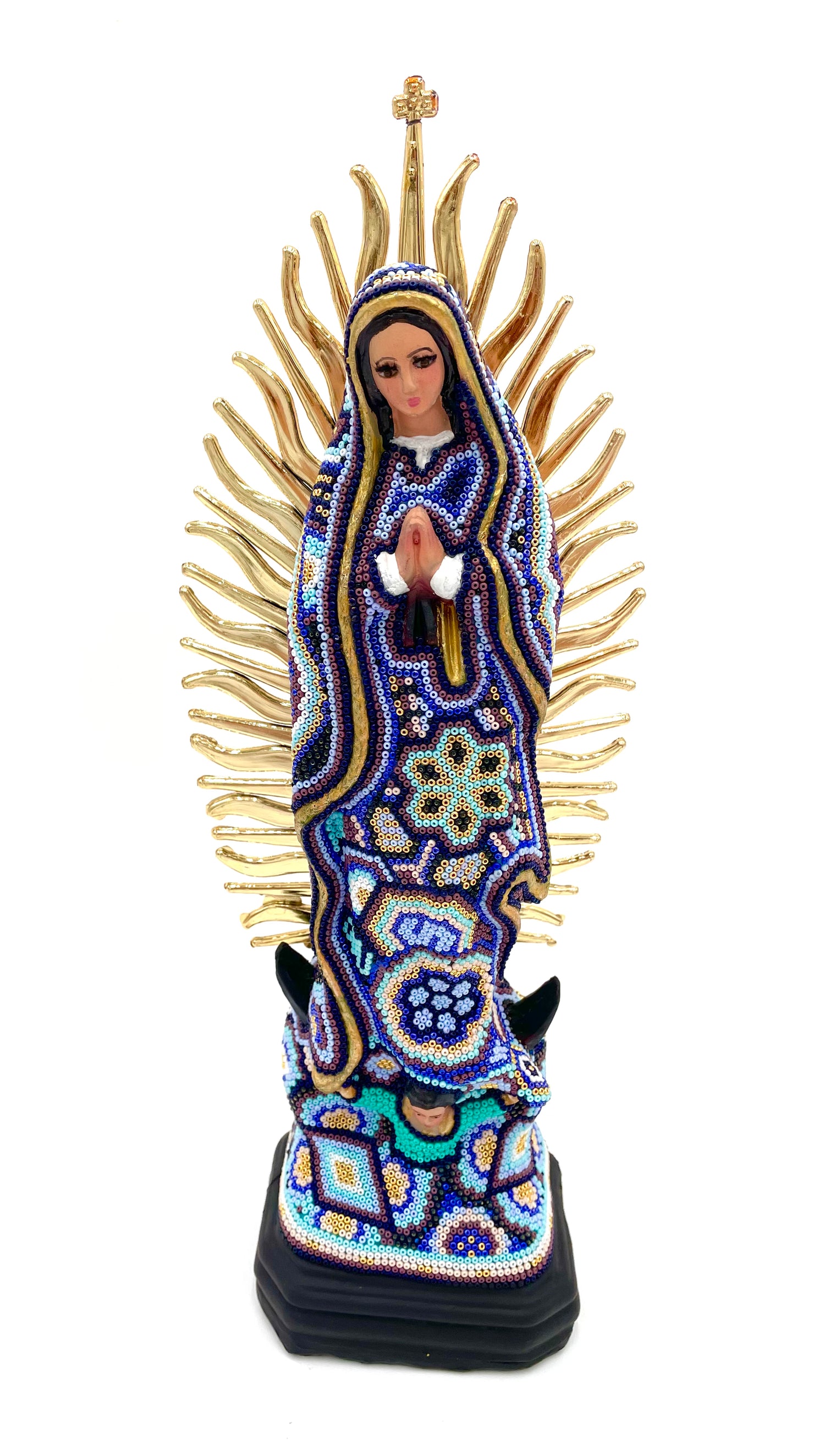 Huichol art Virgin Mary