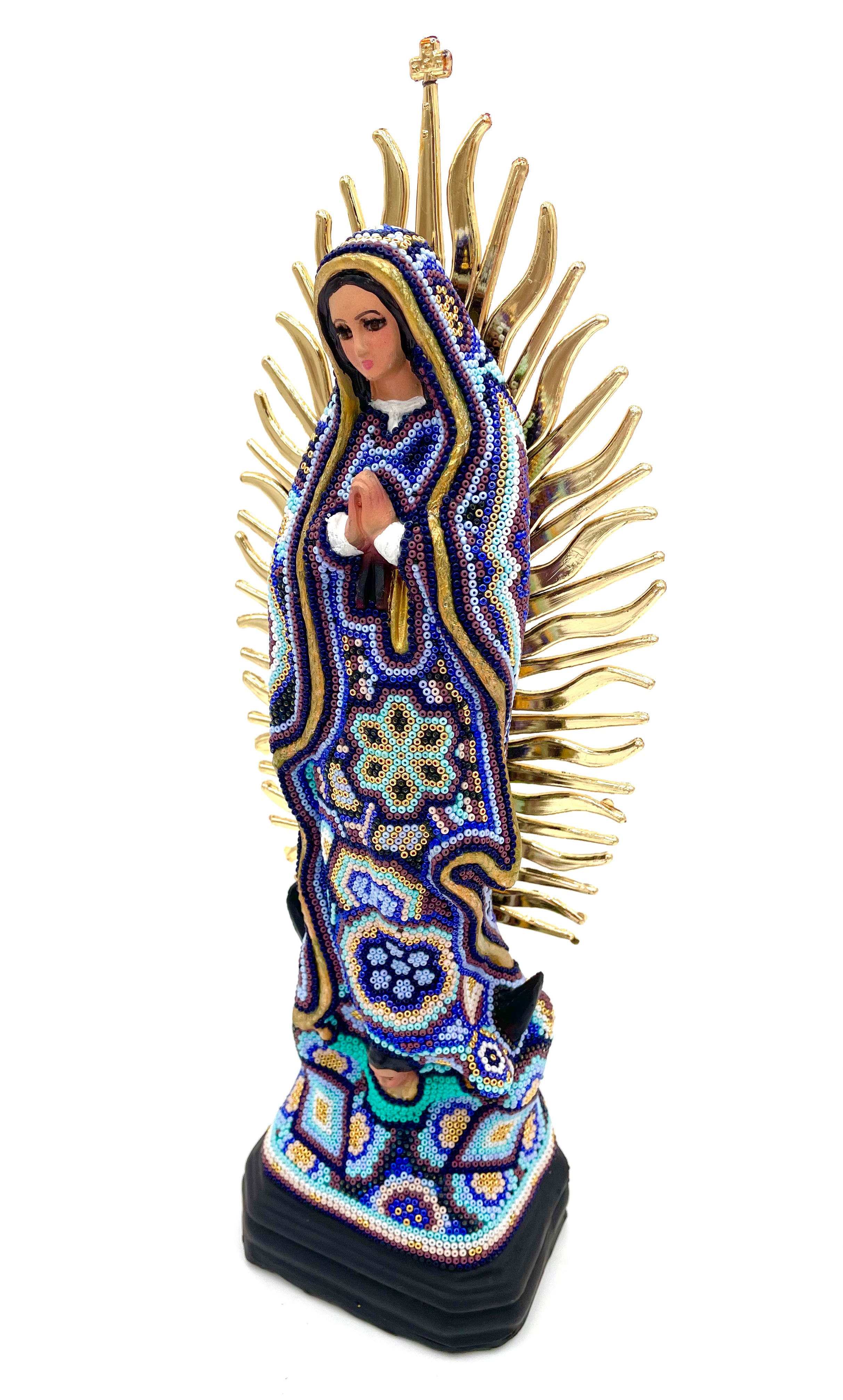 Huichol art Virgin Mary