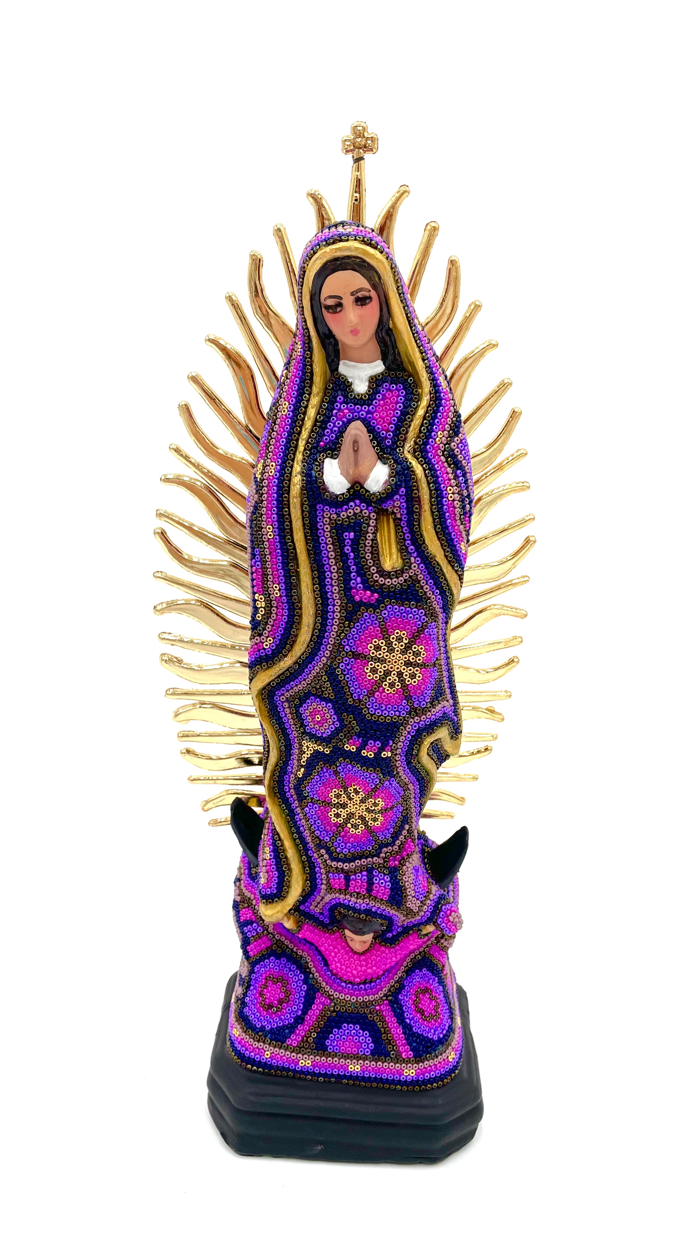 Huichol art Virgin Mary