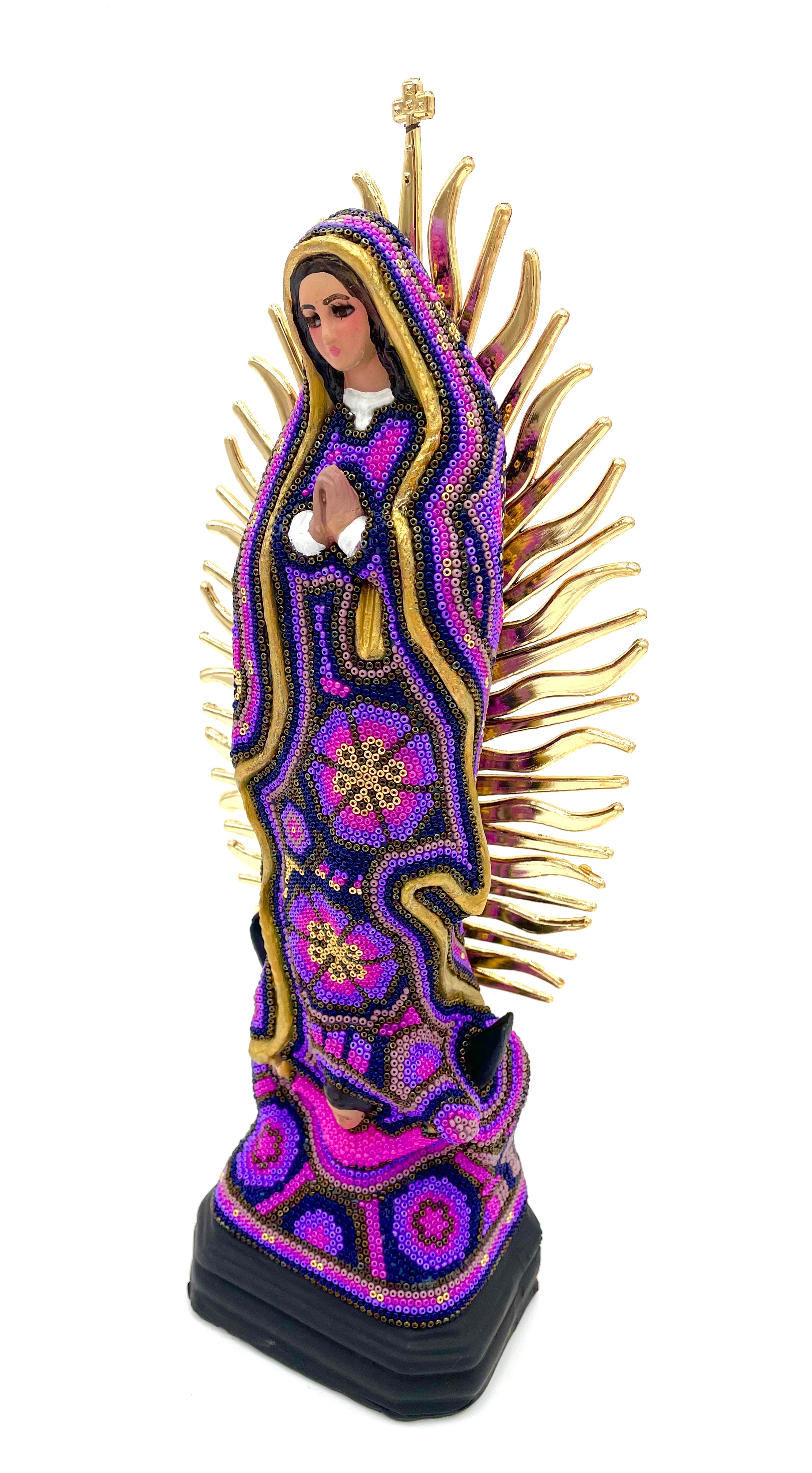 Huichol art Virgin Mary