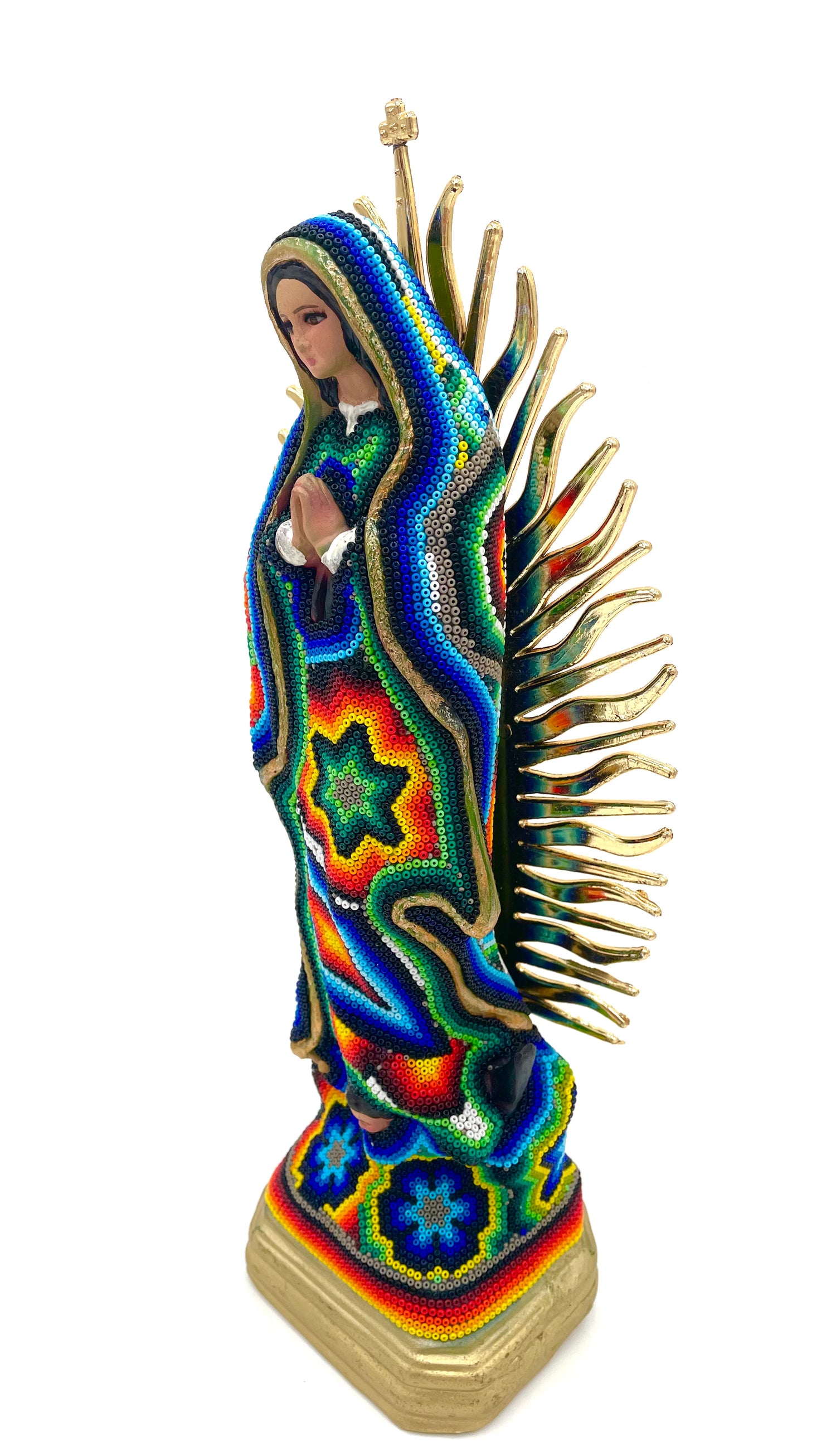 Huichol art Virgin Mary