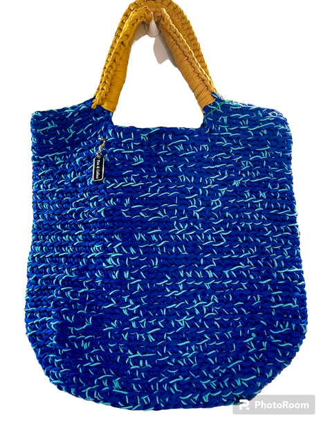 Love hand bag (SHADED BLUES)